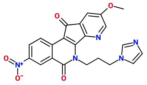(image for) MC085390 6-(3-Imidazol-1-yl-propyl)-9-methoxy-3-nitro-6H-pyrido[3',2':4,5]cyclopenta[1,2-c]isoquinoline-5,11-dione